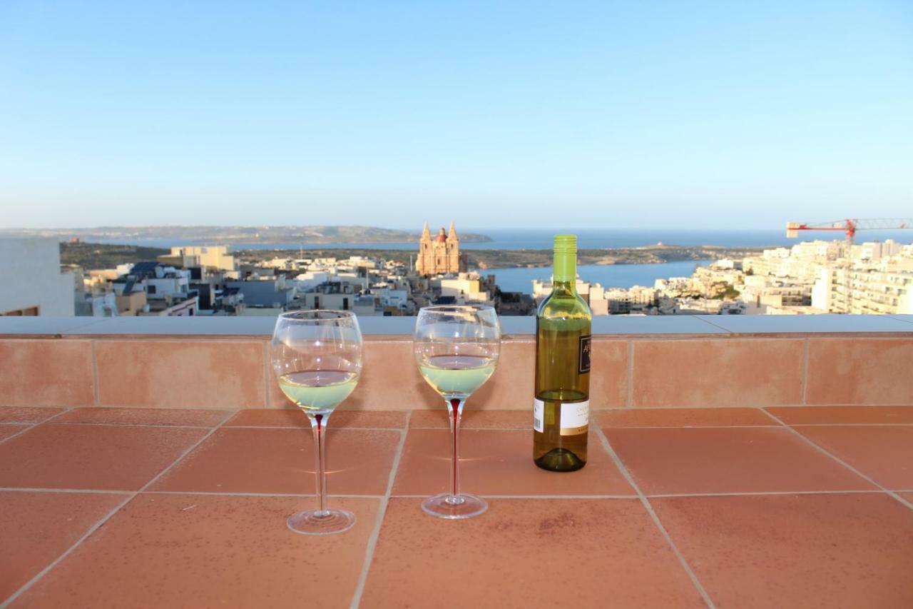 Ferienwohnung Francis Flats Modern Penthouse Mellieħa Exterior foto